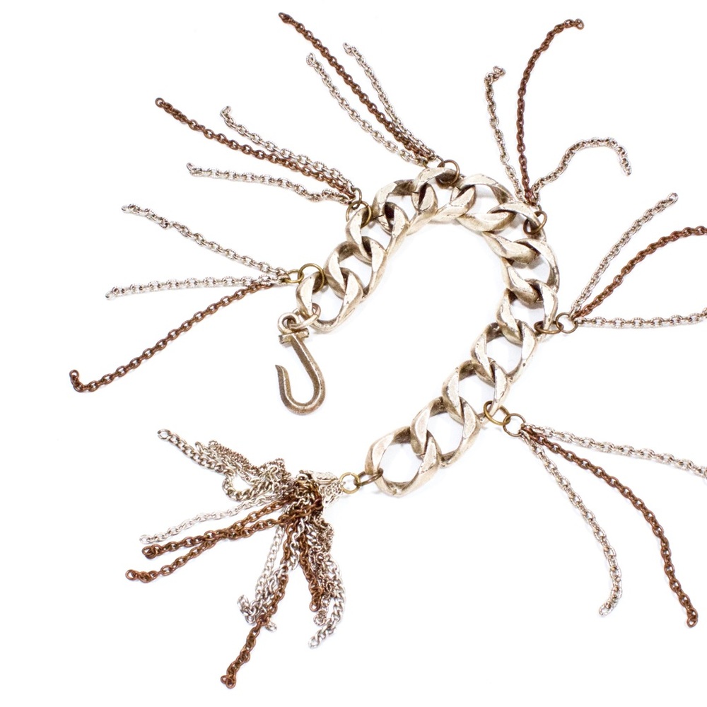 Beverly Hills Designer Tassel / Silver Bracelet
